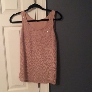 Subtle sequined tank